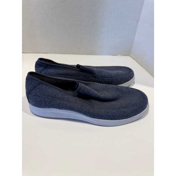 Tommy Bahama Acklins Relaxology Slip On Loafers 10 Blue Heather Textile New